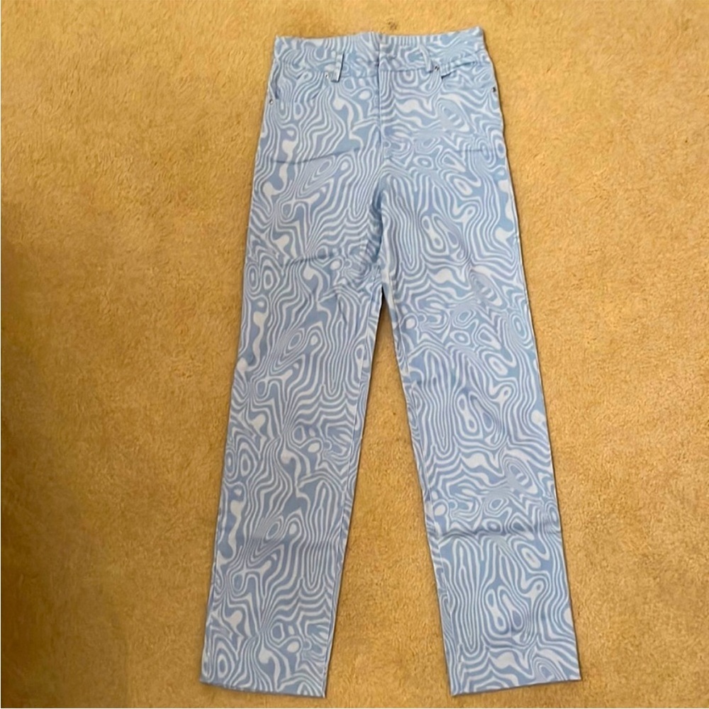 Princess Polly Blue Zebra Jeans